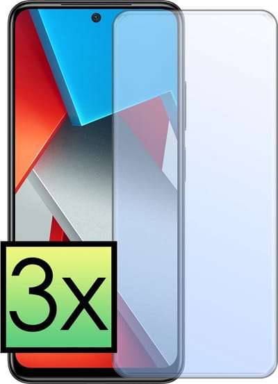 Screenprotector - 3 Stuks - Geschikt voor Xiaomi Poco X4 Pro 5G - Extra Sterk - Beschermglas - Gehard Glas - Tempered Glass - Screen Protector - Bescherm Cover
