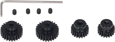 Hoogwaardige Universele Pinion Gear voor RC Auto's - 18T, 19T, 23T, 24T Stalen Onderdelen voor TT01, TT02, TB02 en TA05 Modellen met Hoge Snelheid en Laag Geluid