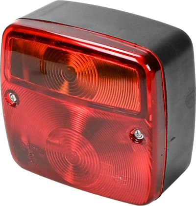 Benson Achterlicht aanhangwagen - vierkant - 98 x 104 mm - vier functies - eenvoudig te bevestigen