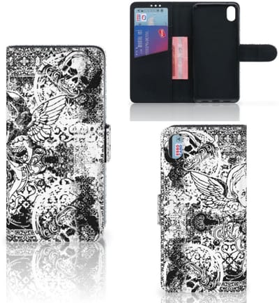 Telefoonhoesje met Naam Xiaomi Redmi 7A Skulls Angel