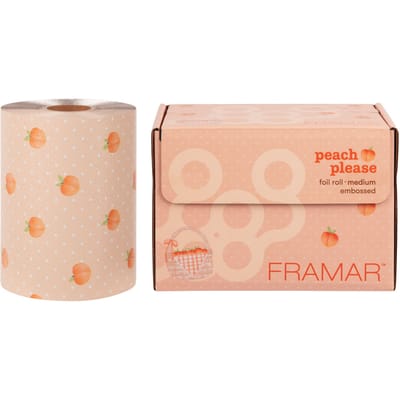 Framar Peach Please Embossed Roll 320ft