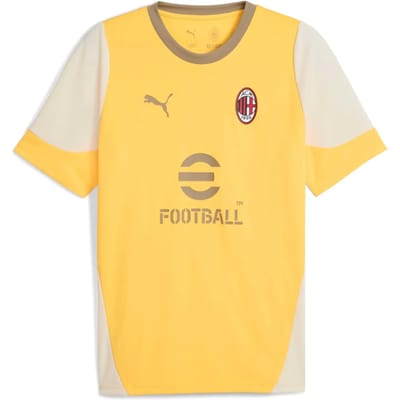 Puma Ac Milan 25/26 Training T-shirt Met Korte Mouwen Geel M Man
