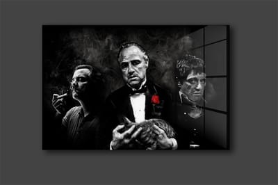 Godfather schilderij op plexiglas 120/80cm