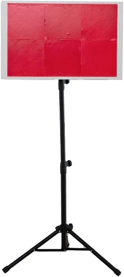 Tafeltennis Rebound Board - Ping Pong Retourbord - Solo Training Oefenen - Verstelbare Hoek - One Size - Rood