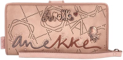Anekke Portemonnee Hollywood Studio Large RFID Wallet Nude Beige