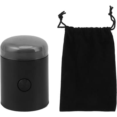 Mini Tondeuse à Barbe Électrique pour Hommes Rechargeable Portable Voyage de Poche Tondeuse à Barbe pour Moustache Vertical Stripe Style black