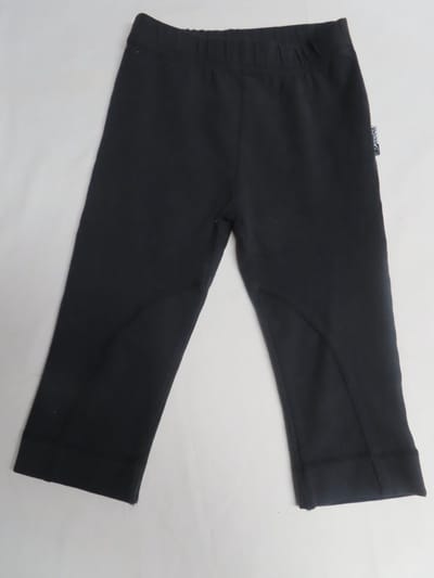 Legging - Meisje - Donker grijst - Effen - lengte 3/4 - 2 jaar 92