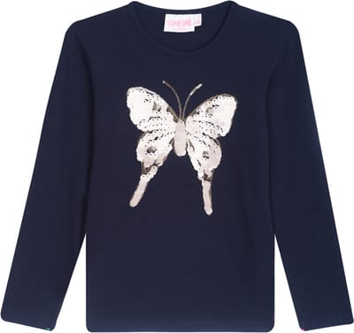 Someone winter t-shirt meisjes - navy blauw - longsleeve - Scottie