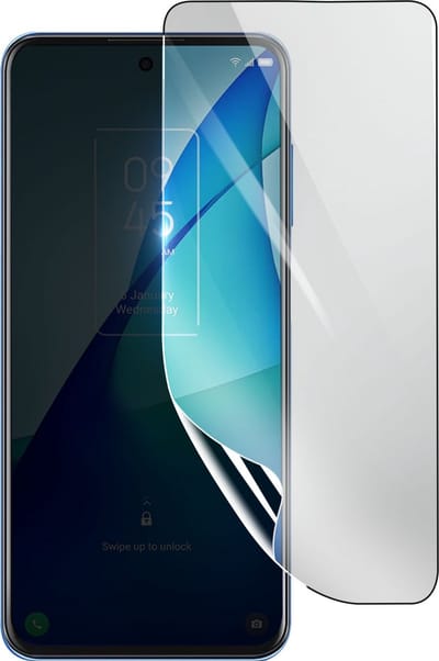 3mk, Geschikt voor TCL 20L Plus, Schokbestendige Hydrogel Screenprotector, Transparant