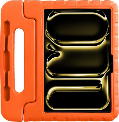 Hoes - Geschikt voor Apple iPad Pro (2024/2025) - 11 inch - Kinderhoes Shockproof Bumper - Kidsproof Case - Tablet Hoesje - Kinder Hoesje Cover - Oranje