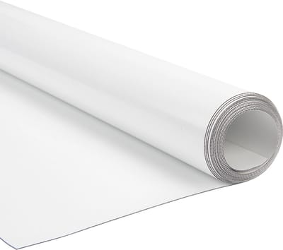 Afdekzeilwinkel - Pvc zeildoek - 750gr Wit Verduisterend (Opaak - Black-out) B1 - per meter