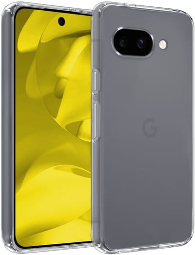 Hoesje - Geschikt voor Google Pixel 9a - Sterk & Shockproof - Hoes Cover - Siliconen Case - Telefoonhoesjes - Transparant
