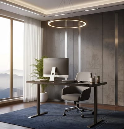 Lumina Pro – Elektrisch Verstelbaar Zit-Sta Bureau met Gehard Glazen Werkblad (Wit/Zwart) Casa Serena – Afmetingen op aanvraag – Casa Dorada