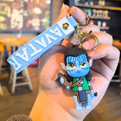 Avatar Sleutelhanger Cartoon Schattig Cadeau Kerstmis Nieuwjaarsdag Grijpkraan Gepersonaliseerde Cadeaus Y2k Mode Speelgoed Anime Vriend white