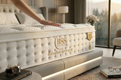 BSS Bedding Sydney - Pocketvering Matras 140x200 cm - H3 Medium - 30 cm Hoog - Inclusief Kussen - 7 Zones - Orthopedisch Matras - Rolmatras met Comfortschuim