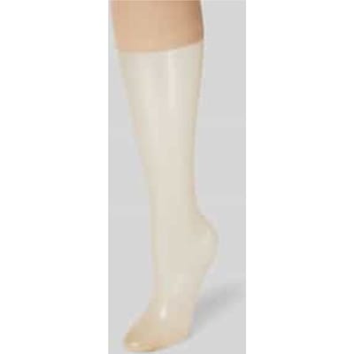 FALKE Shelina eenkleurig materiaal transparant 12 DEN kniekousen dames transparant - maat 35-38