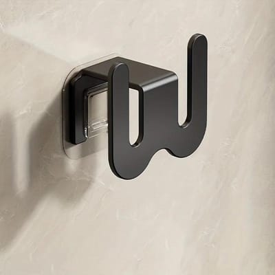 Geen Boor Schoenenrek Haken Wandmontage Ruimtebesparende Hangers Voor Badkamer Schoenen Opberg Organizer Hoge Kwaliteit Materiaal zwart