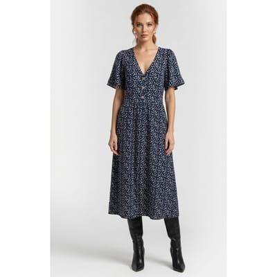 & Other Stories New Mint Dress Blue Maat: 32 | Midi Jurken Outlet | Dames | Blauw