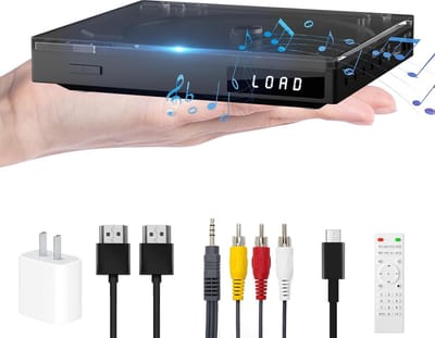 Mini DVD Speler - DVD Speler Met HDMI - USB-weergave - DVD Speler Regiovrij - DVD Speler USB - CD