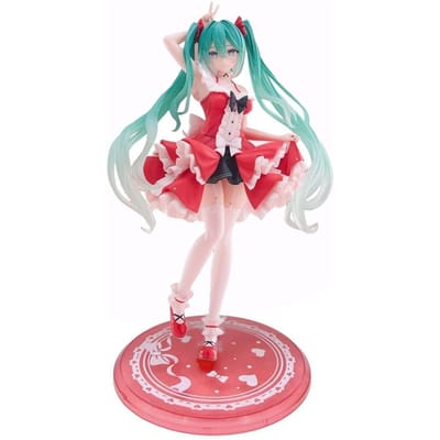 18CM Hatsune Miku Moderne Chinese Nationale Stijl Panda PVC Figuur Verzamelaar Anime Actiefiguur Model Speelgoed Bureau Ornament Cadeau white