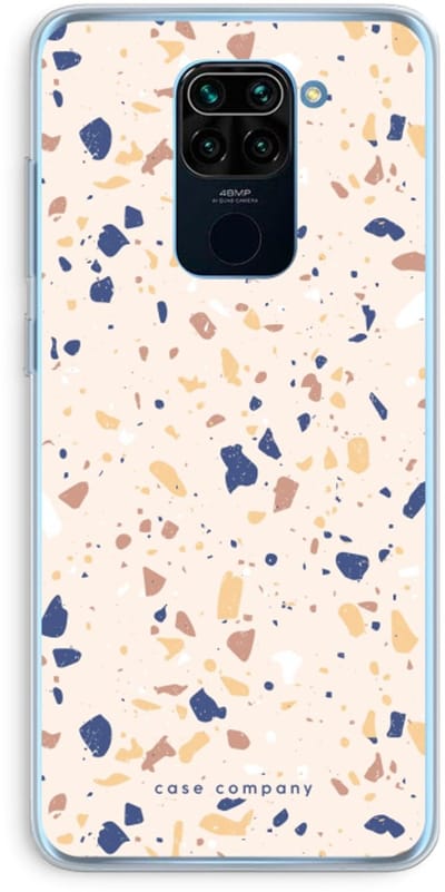 Case Company® - Hoesje geschikt voor Xiaomi Redmi Note 9 hoesje - Terrazzo N°23 - Soft Cover Telefoonhoesje - Bescherming aan alle Kanten en Schermrand