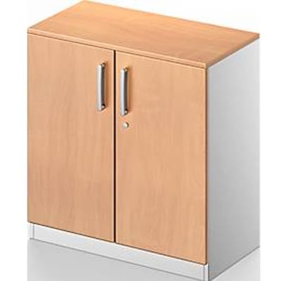 Schäfer Shop Genius Vleugeldeurkast TETRIS SOLID, 2 ordnerhoogten, b 800 mm, afsluitbaar, met afdekplaat