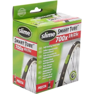 Presta ventiel luchtkamer met anti-lek vloeistof Slime 700 x 19-25