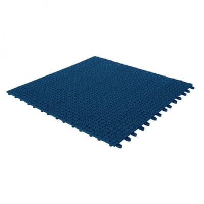 Kunststof Tegels - Drainage Tegels - Buiten Vloer - Zelfborgend Systeem - 55x55 cm - Blauw