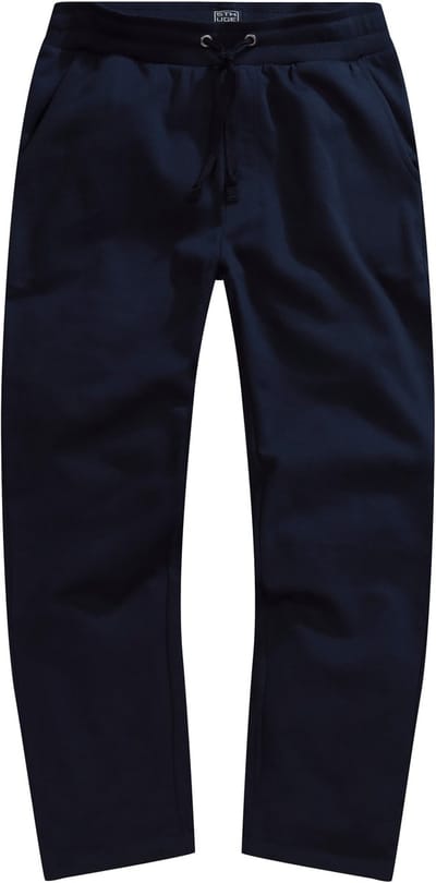 STHUGE - Heren - Joggingbroek modern fit elastische tailleband 4 zakken - Navy blauw - Maat 4XL