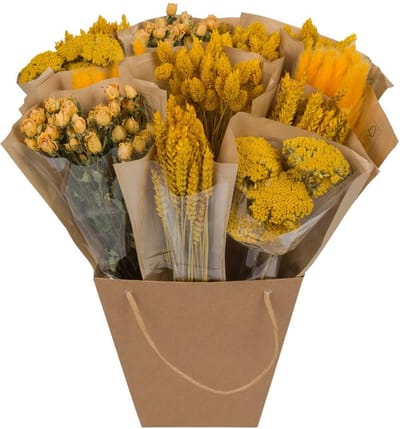 Green Harmony | Dried Mono Mix - Yellow - 50cm