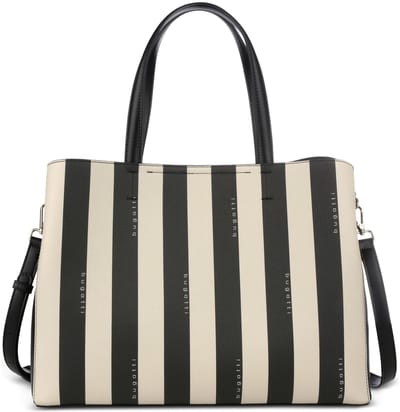 bugatti handtas schoudertas Cleo Hand Bag Black zwart