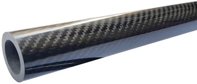 Koolstofvezelbuis - Holle staaf - RC Vliegtuigen Bouwen - Lichtgewicht en Sterk - 1000 mm - Zwart