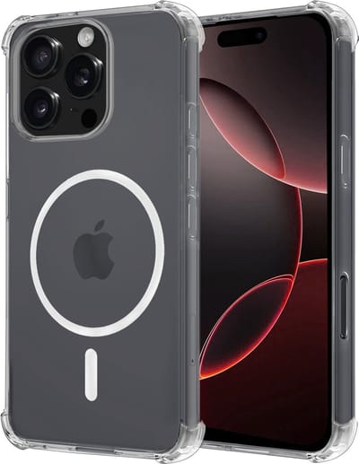 Hoesje - Geschikt voor Apple iPhone 16 Pro - Magsafe Compatible - Sterk & Shockproof - Back Cover - Shock Proof Case - Telefoon Hoes Shockproof - Transparant