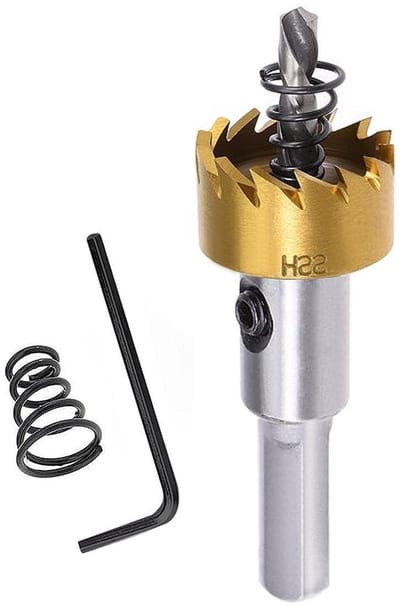ByShane - Hoge Snelheid Gatopener voor Metaal en Hout - Lange Levensduur - Gatzaag voor Roestvrij Staal en Aluminium - Inclusief Inbussleutel - 255 mm - 1 Stuk.