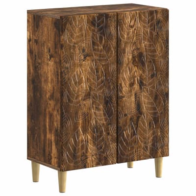 vidaXL - Badkamer - Opbergkast - DELFT - Gerookt - eiken - 59,5 - x - 31 - x - 80 - cm