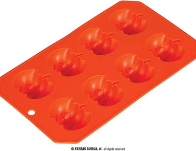 Fiestas Guirca - IJsklontjes houder pompoenen (22x12 cm) - Halloween - Halloween Decoratie - Halloween Versiering