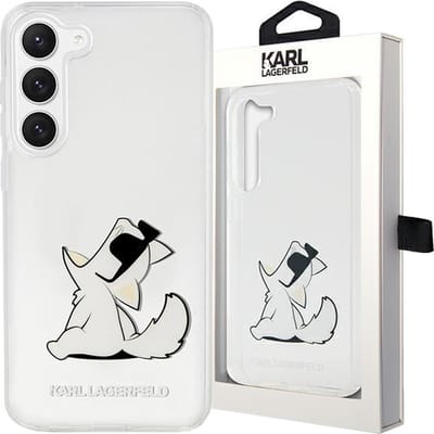 Karl Lagerfeld KLHCS23MCFNRC S23+ S916 transparent hardcase Choupette Fun