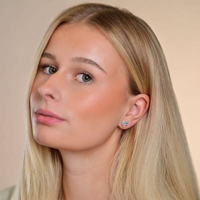 AKZENT Akzent damesoorbel "Aimée" van 925 Sterlingzilver, gerhodineerd, duurzaam
