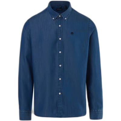 Denim overhemd met lange mouwen in chambraystof North Sails Tencel™