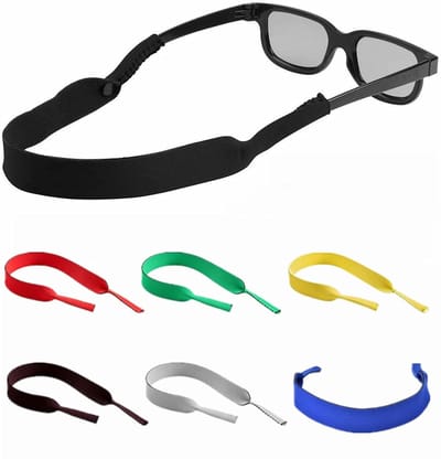 Allecto - Zonnebril Band - Neopreen - Elastisch en Lichtgewicht - Anti-slip - Brilhouder - Voor Zonnebrillen - Zwart