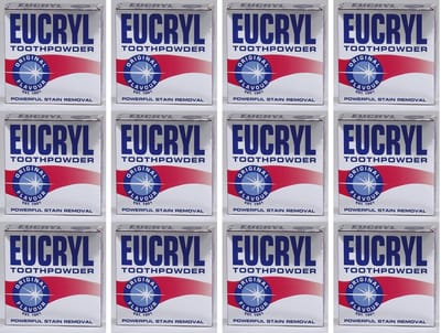 Eucryl poeder original de vervanger voor Smile/Smokers poeder - 12 x 50 gram