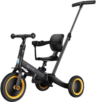 Kinder driewieler - Loopfiets bolderkar - Buiten spelen - Verstelbaar stuur zadel - 68 cm lang