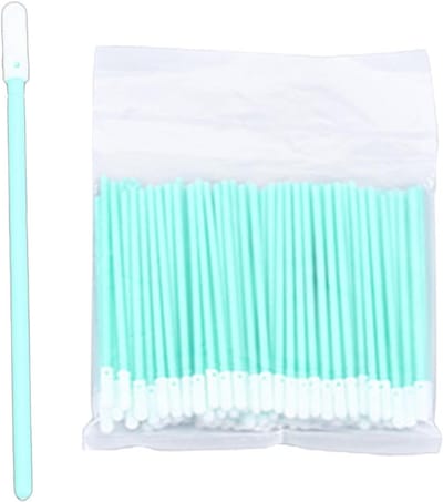 Reinigingswattenstaafjes - Precisie Swabs - Apparatuur Onderhoud - Verschillende Tips - 100 Stuks - Wit
