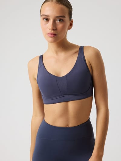 Björn Borg Reform Bra Sport BH Dames - Sporttop Vrouwen - Donkergrijs - Recycled Polyester - Maat S