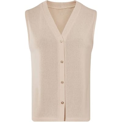 esmara Gebreid dames vest (Beige, XS (32/34))