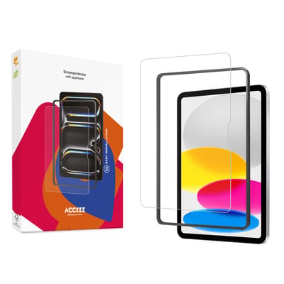Accezz Tablet Screenprotector - Geschikt voor iPad 11 (2025) A16 11 inch / iPad 10e generatie (2022) 10.9 inch - Premium Glass