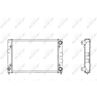 Radiator, motorkoeling NRF 509505