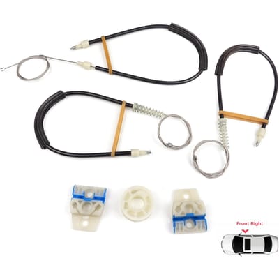 BWR5059 Kit de réparation de lève-vitre Avant Droit pour VW Polo Vento MK5 6R 6C 61 2009-2022 4/5 Portes 6R4837462