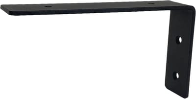 Maison DAM - Plankdrager L vorm - Plankdrager – Voor plank 20cm tot en met 25cm – Mat zwart - Incl. bevestigingsmateriaal + schroefbit