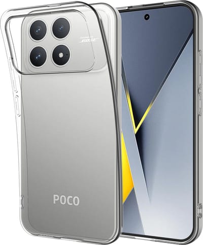 Cazy hoesje geschikt voor Xiaomi Poco F8 Pro Hoesje Siliconen - Flexibele Case - Transparant